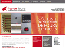 Tablet Screenshot of france-fours.com